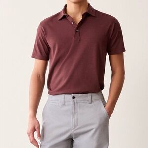 Todd Snyder Pique Polo Classic Burgundy Size XXL NWT
